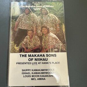 Makaha Sons of Niihau Live at Hank's Place Cassette Tape Hooluana Israel Kamakaw